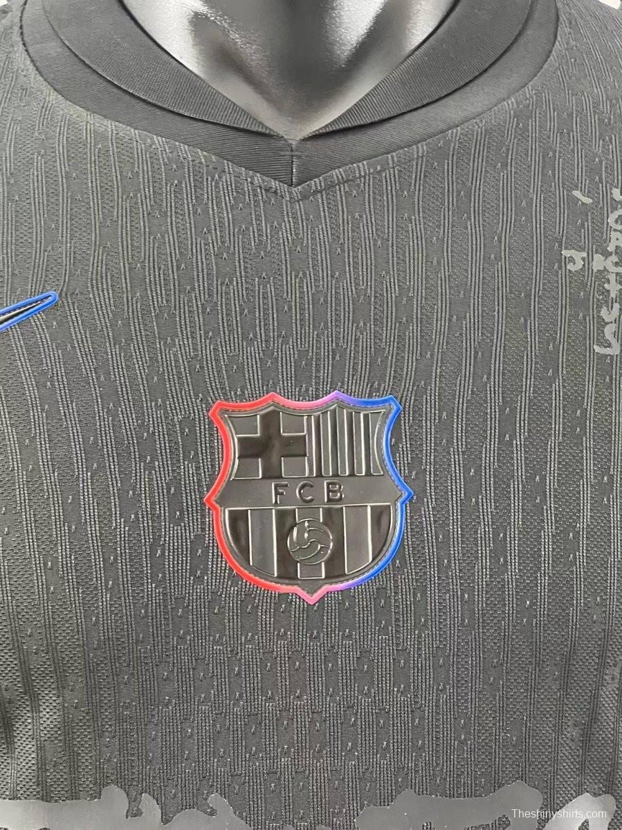 Player Version 24/25 Barcelona x Travis Scott Away Long Sleeve Jersey