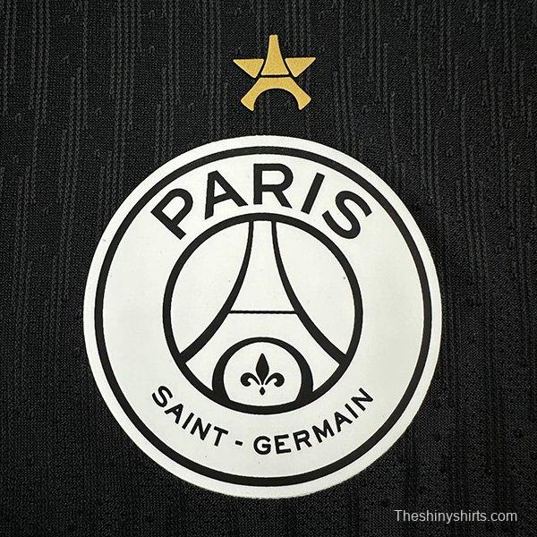 1 Star Player Version 25/26 PSG Black Champion Jersey