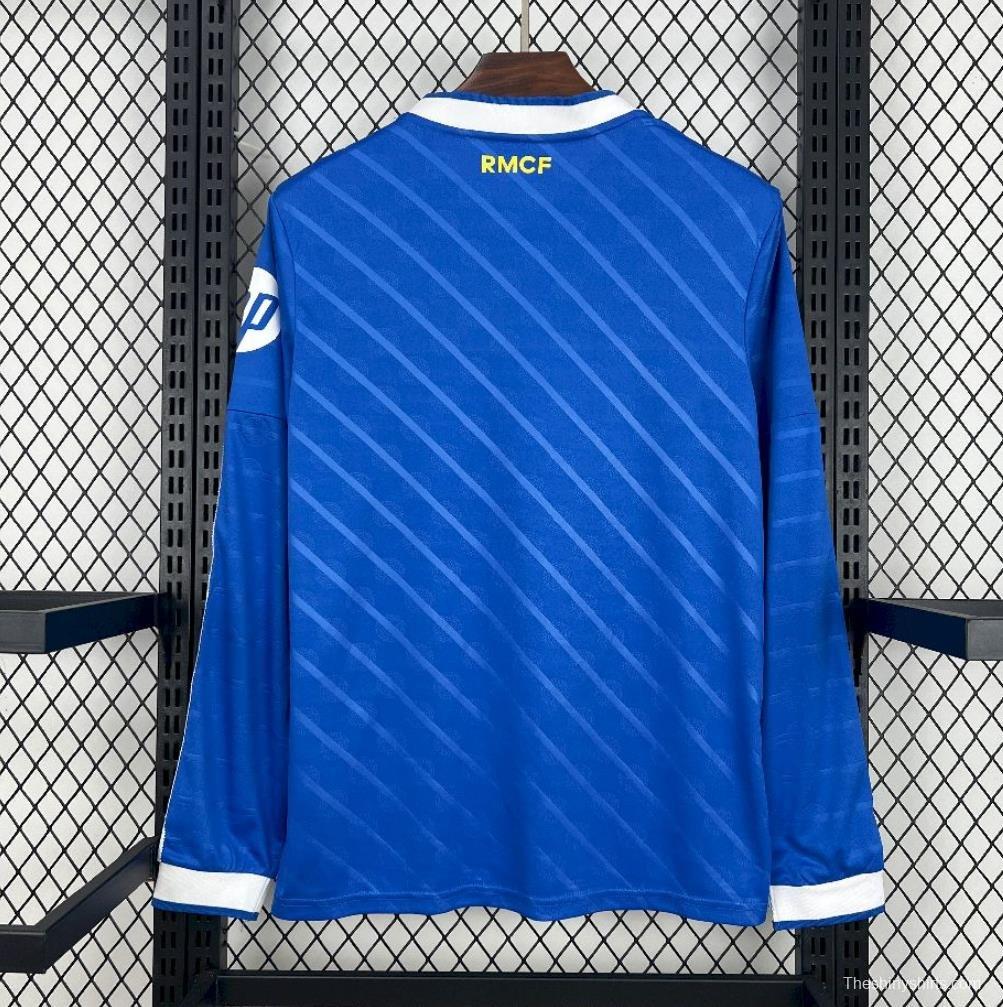 25/26 Real Madrid Third Blue Long Sleeve Jersey