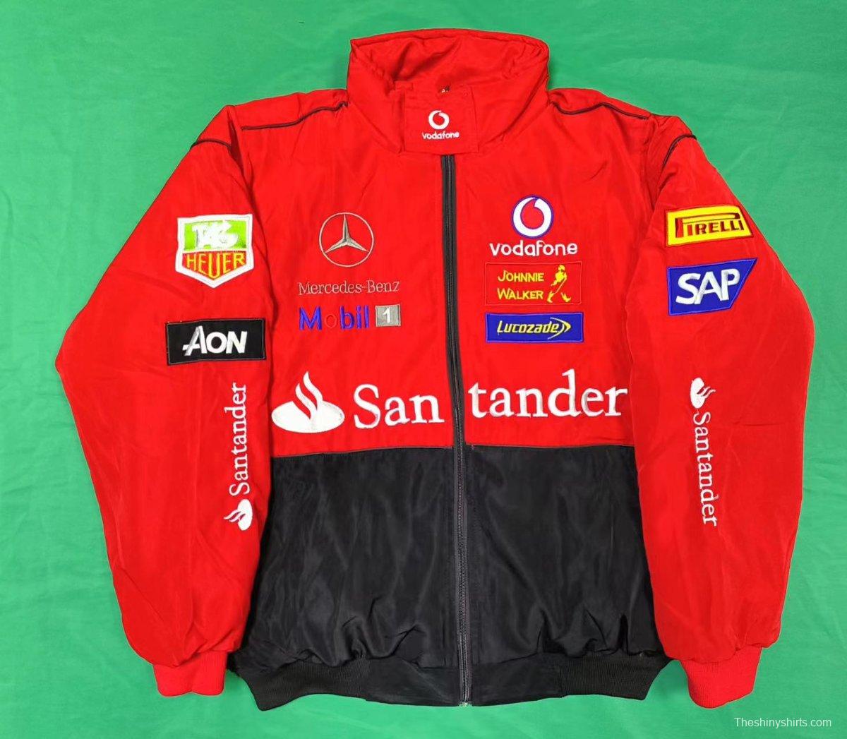 2025 New Adult F1 MOTO Jacket Ebroidered Cotton Padded F 1 Racing Jacket