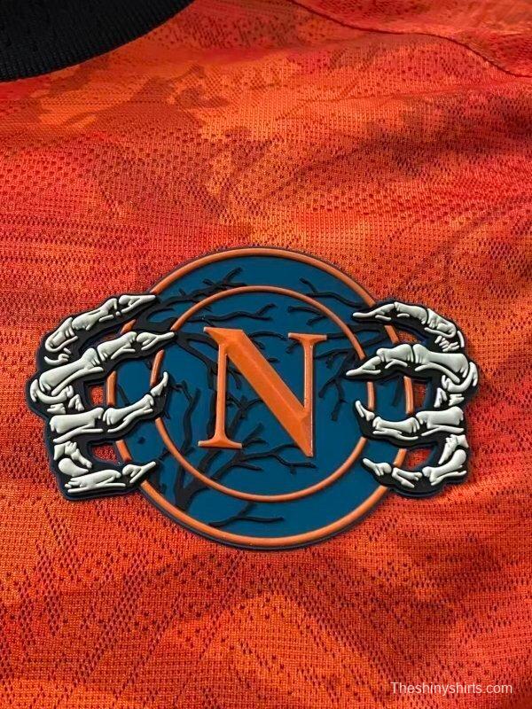 Player Version 25/26 SSC Napoli Halloween Orange Jersey-Glow In Dark