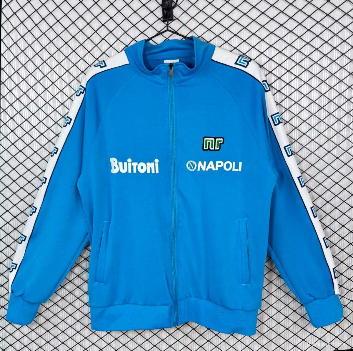 Retro 87/88 Napoli Home Full Zipper Jacket